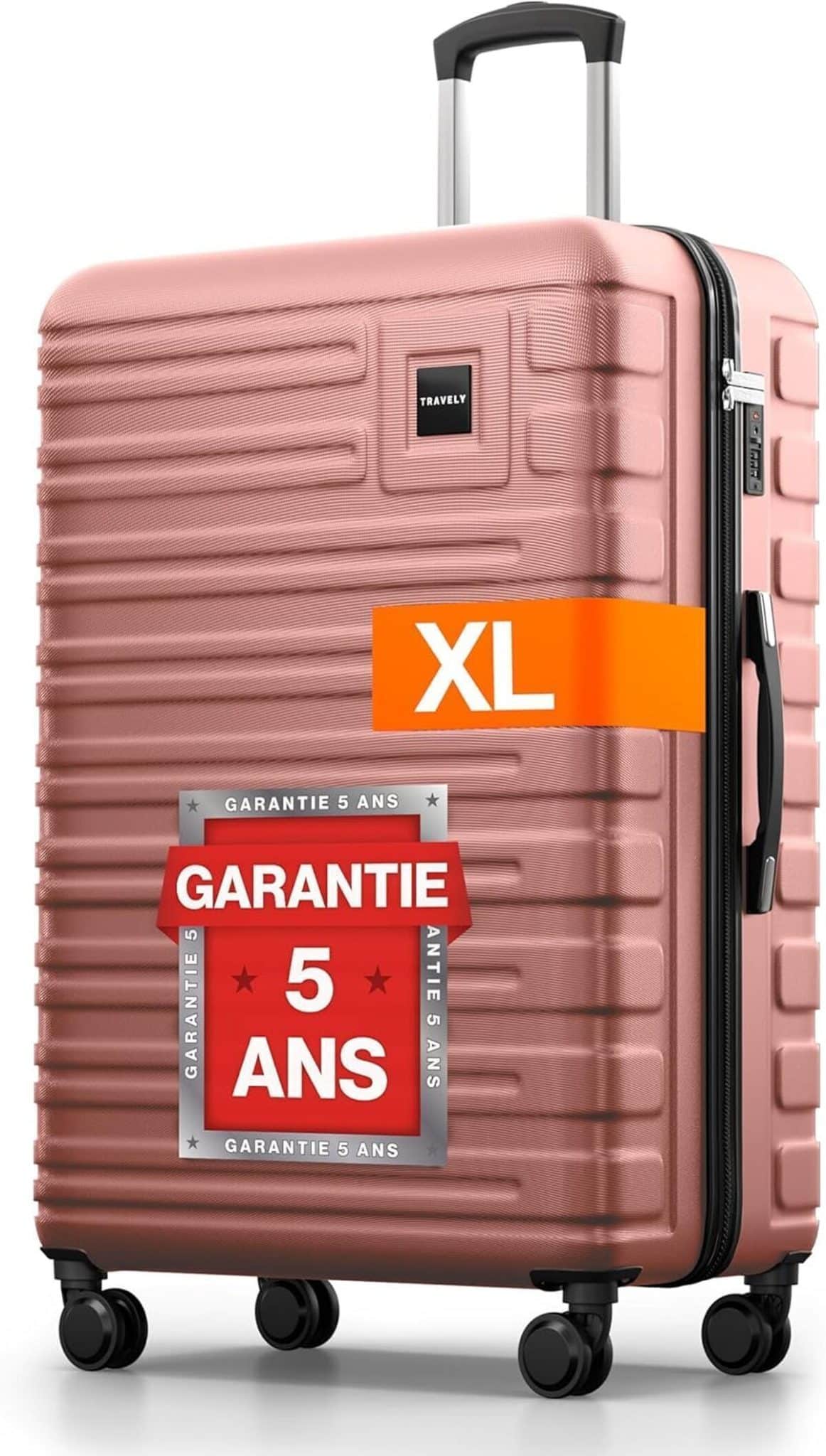 Test Travely valise XL robuste et sécurisée 100 L