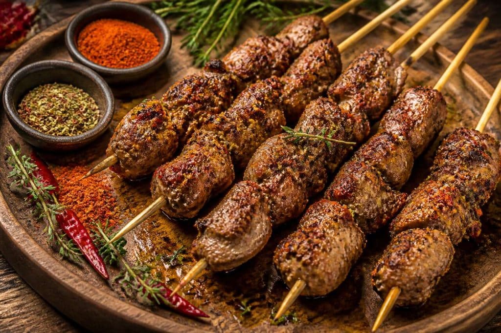 Recette de brochettes d'agneau aux épices cajuns