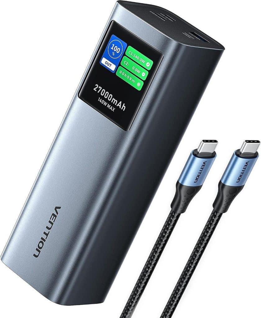 Test de la batterie VENTION 27000mAh : puissance et polyvalence