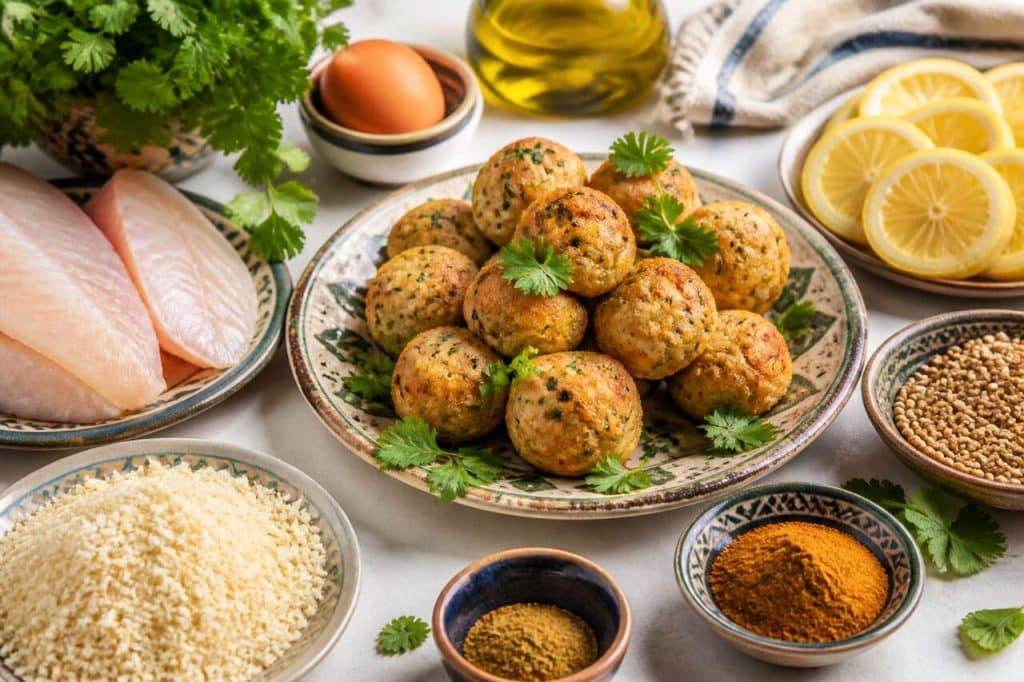 Recette de boulettes de merlan au citron confit et coriandre