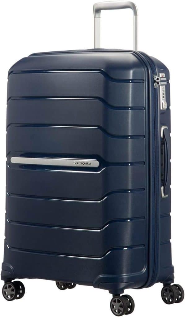 Test de la valise Samsonite Flux Spinner L extensible 111L bleu marine
