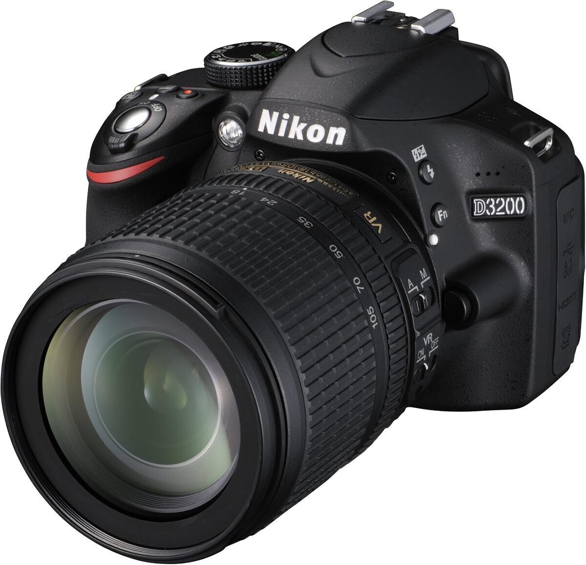 Test Nikon D3200 : réflex 24, 2 mpix avec kit AF-S DX18-105 mm VR
