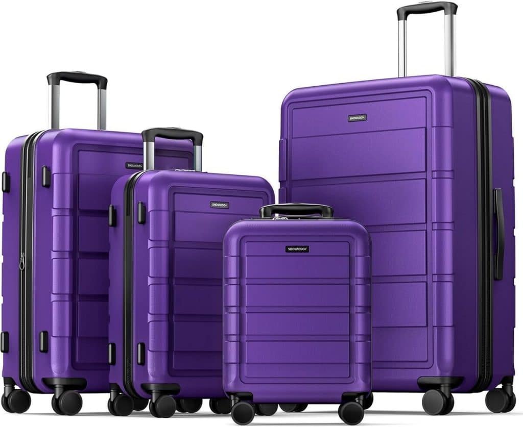 Test : valises Showkoo rigides avec serrure TSA et roulettes silencieuses