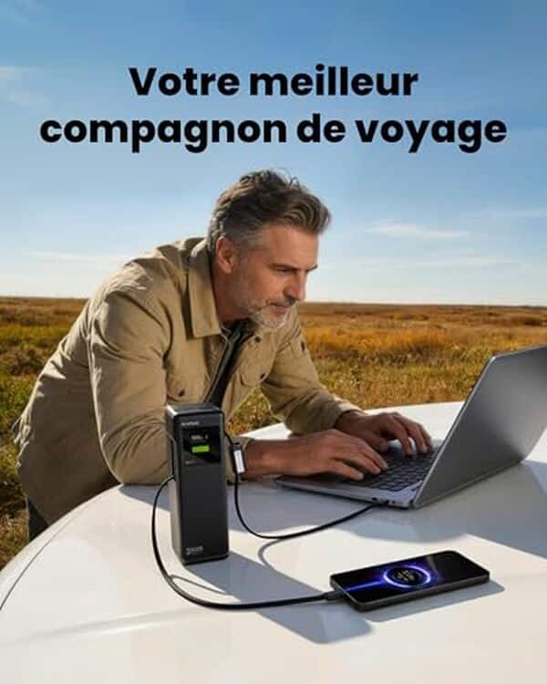 Découvrez notre test complet de la sharge HyperTower 170W : une batterie externe ultra-rapide avec charge 170W, autonomie exceptionnelle et design compact pour recharger tous vos appareils. 